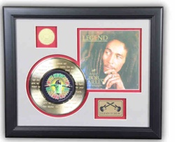 Bob Marley 'Legend' Gold Record Display