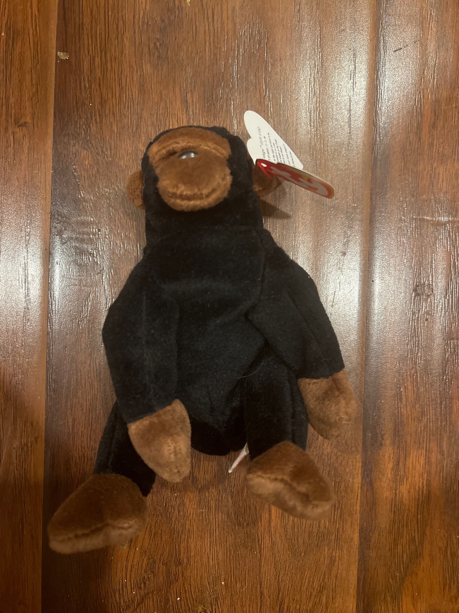 Submitted photo of Ty Beanie Baby Bongo the Chimpanzee (not authenticated)