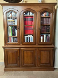 French Provincial Style Bookcase Cabinet