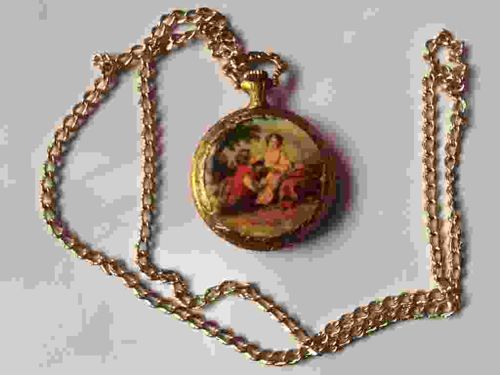 Fortis Swiss 17 Jewels Incabloc Pendant Watch