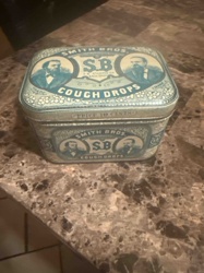 Smith Brothers Cough Drops Advertising Tin