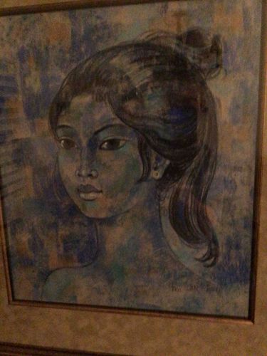Portrait of a Balinese Woman (likely by or influenced by Han Snel)