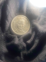 Republic of China (Taiwan) Year 80 (1991) Coin with Chiang Kai-shek Portrait