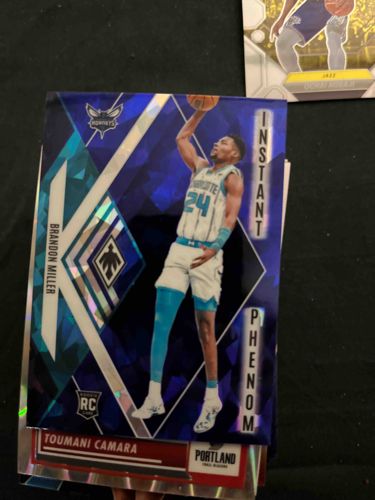 2023-24 Panini Phoenix Basketball Brandon Miller 'Instant Phenom' Purple Parallel Rookie Card