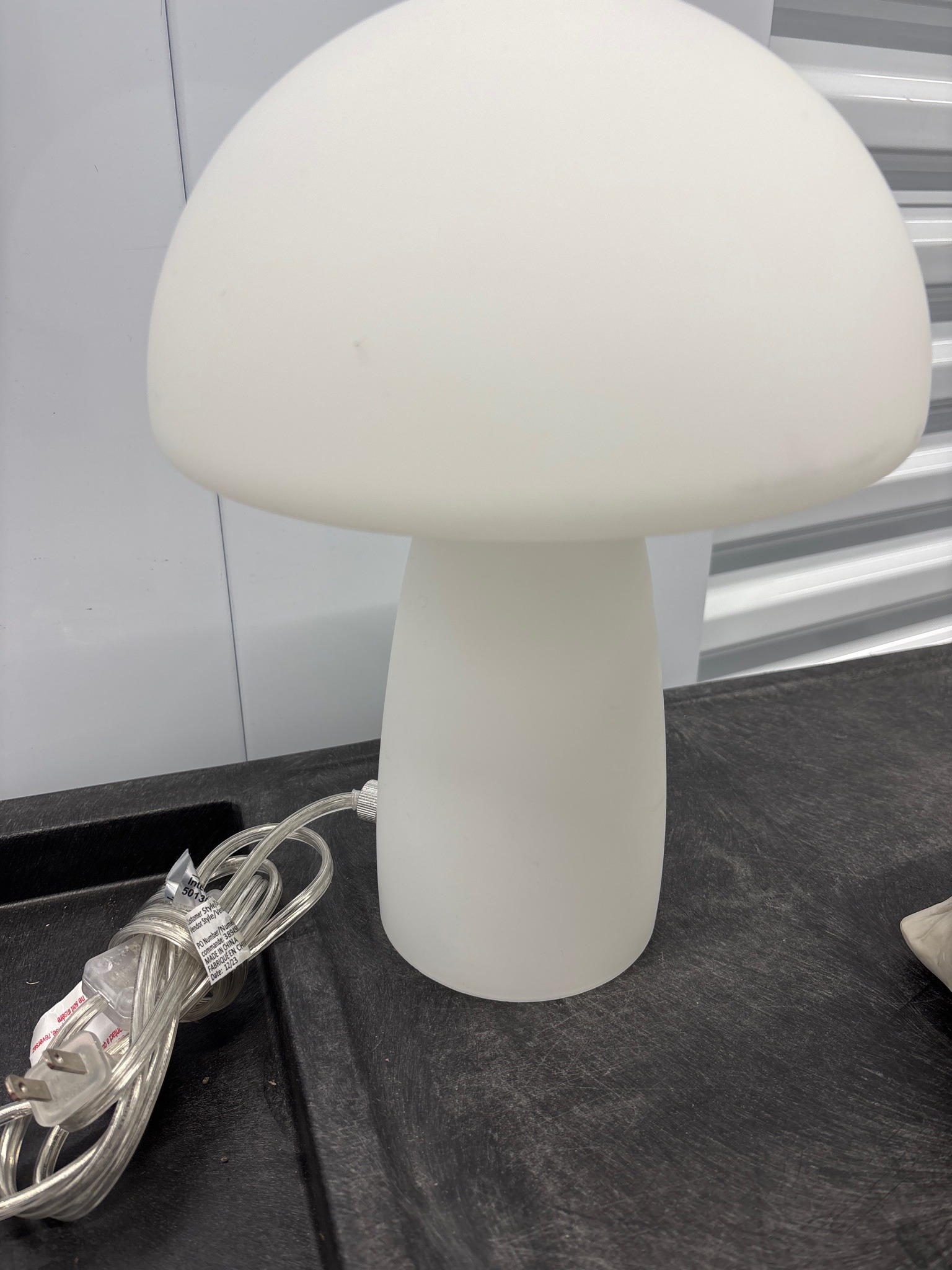 Submitted photo of Mushroom table lamp