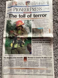 Pioneer Press Newspaper (Oklahoma City Bombing issue)