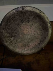 Hammered Metal Decorative Plate