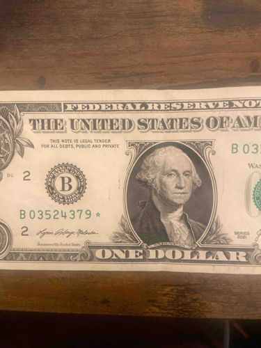 United States One Dollar Federal Reserve Note (Star Note)