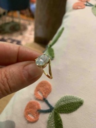 Moissanite Solitaire Ring
