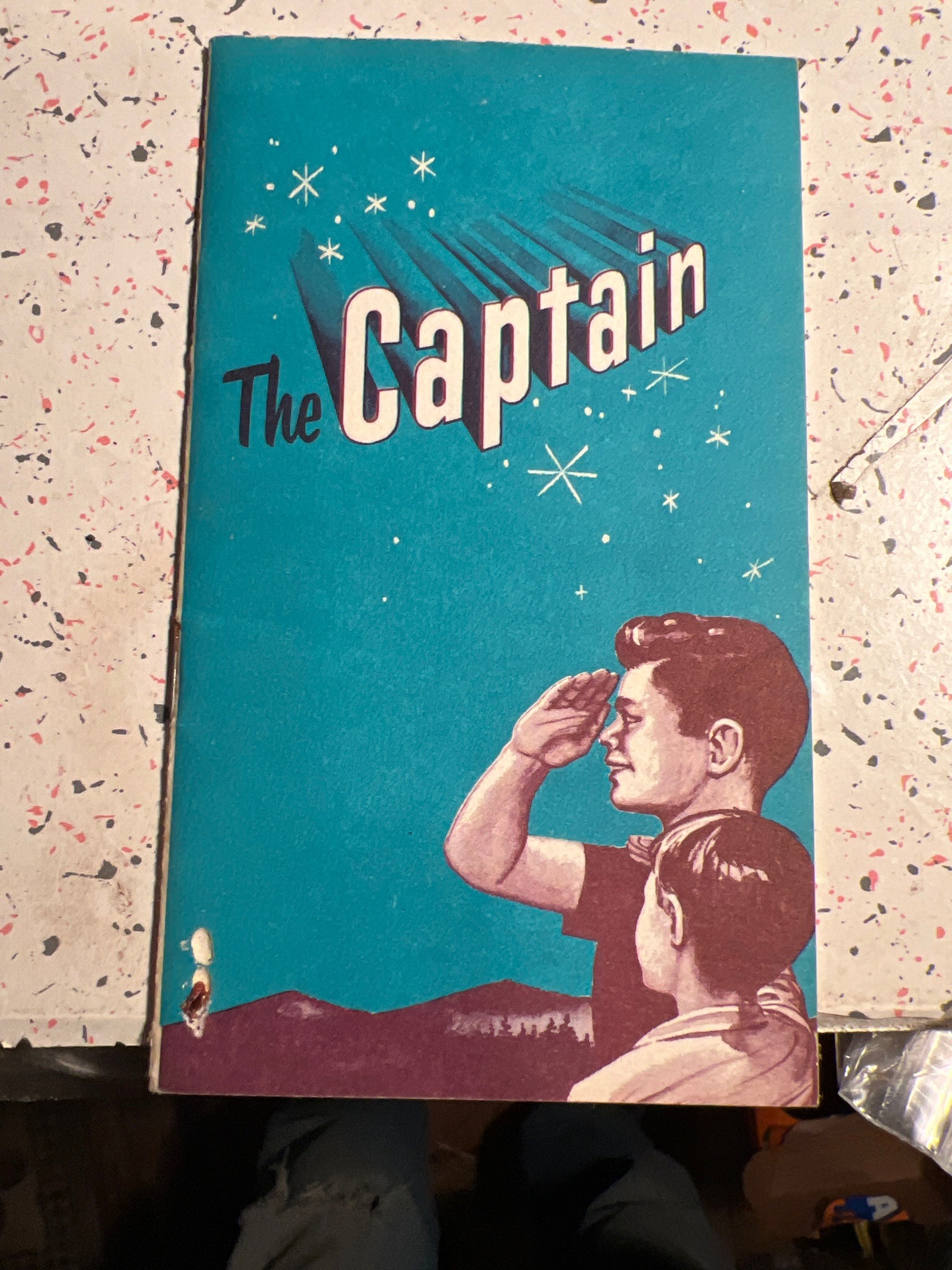 Submitted photo of Vintage comic book titled The Captain (not authenticated)