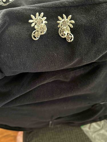 Rhinestone Cluster Stud Earrings