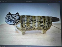 Lisa Larson 'Lillemor' Cat Figurine (Series: 'Small Zoo')