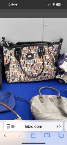 Fendi Zucca Monogram Canvas Tote Bag