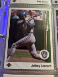 Jeffrey Leonard 1990-1991 Upper Deck Baseball Card