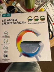 BT2301 LED Wireless Speaker and Charger