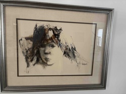 Framed Portrait Print by Richard Shepard