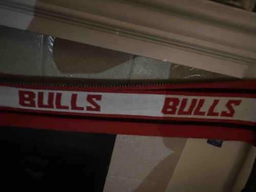 Vintage Chicago Bulls Knit Sports Scarf
