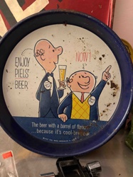 Vintage Piel's Beer Serving Tray