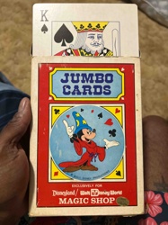 Disney Magic Shop Jumbo Playing Cards (King of Spades)