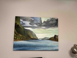 Landscape Painting by Sam Egei (or 'Spelt')
