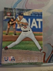 Austin Bergner 18U USA Baseball Panini Game Action Baseball Trading Card