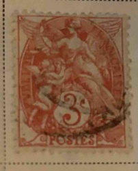 French Sower Type Stamp (3 Centimes)