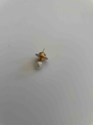 Gold and Pearl Tie Pin