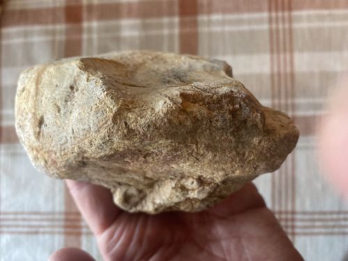 Paleolithic Chert Biface Hand Axe / Scraper Tool