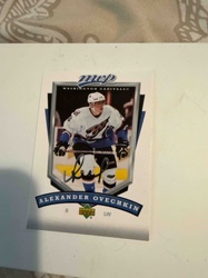 Alexander Ovechkin 2005-06 Upper Deck MVP Hockey Card