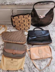 Lot of Six Assorted Vintage Handbags