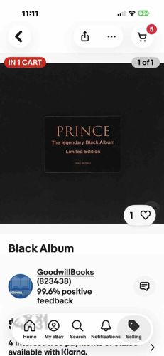 Prince: The Legendary Black Album Limited Edition