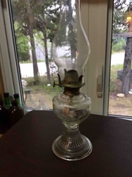 Vintage Kerosene Oil Table Lamp