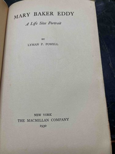 Mary Baker Eddy: A Life Size Portrait by Lyman P. Powell
