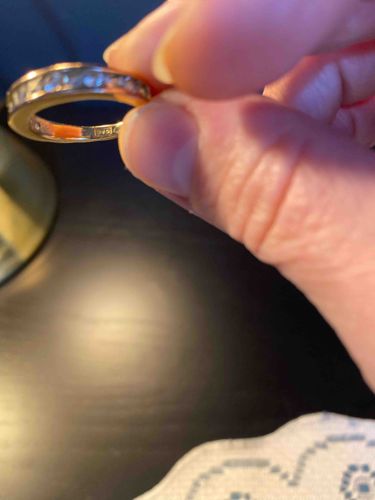 Gold and Diamond Eternity Band