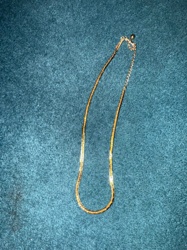 Gold-Tone Snake Chain Necklace