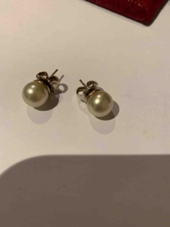 Pair of Pearl Stud Earrings