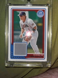 Damien Mason 18U National Team Relic Baseball Card (250/250)