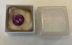 Faceted Magenta/Purple Gemstone (Unset)