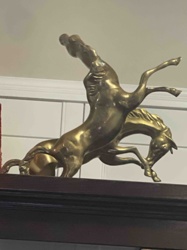 Brass Horse Sculpture