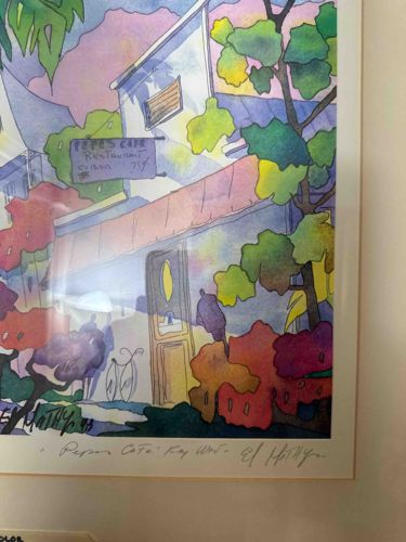 Pepe's Cafe' Key West by E. Wathy, 1993