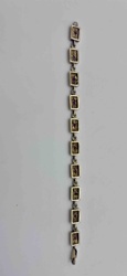 14k Gold and Ruby Link Bracelet