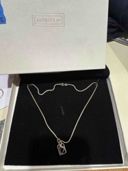 Nature's 10 Silver Heart Pendant Necklace