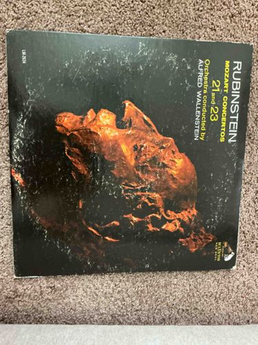 Rubinstein, Mozart Concertos 21 and 23 Vinyl LP (RCA Victor)