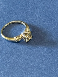 Vintage Gold and Diamond Engagement Ring