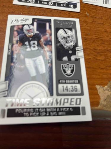 Jack Jones 'Time Stamped' Football Trading Card (Prestige Series)