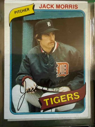 1982 Topps Jack Morris Baseball Card #260