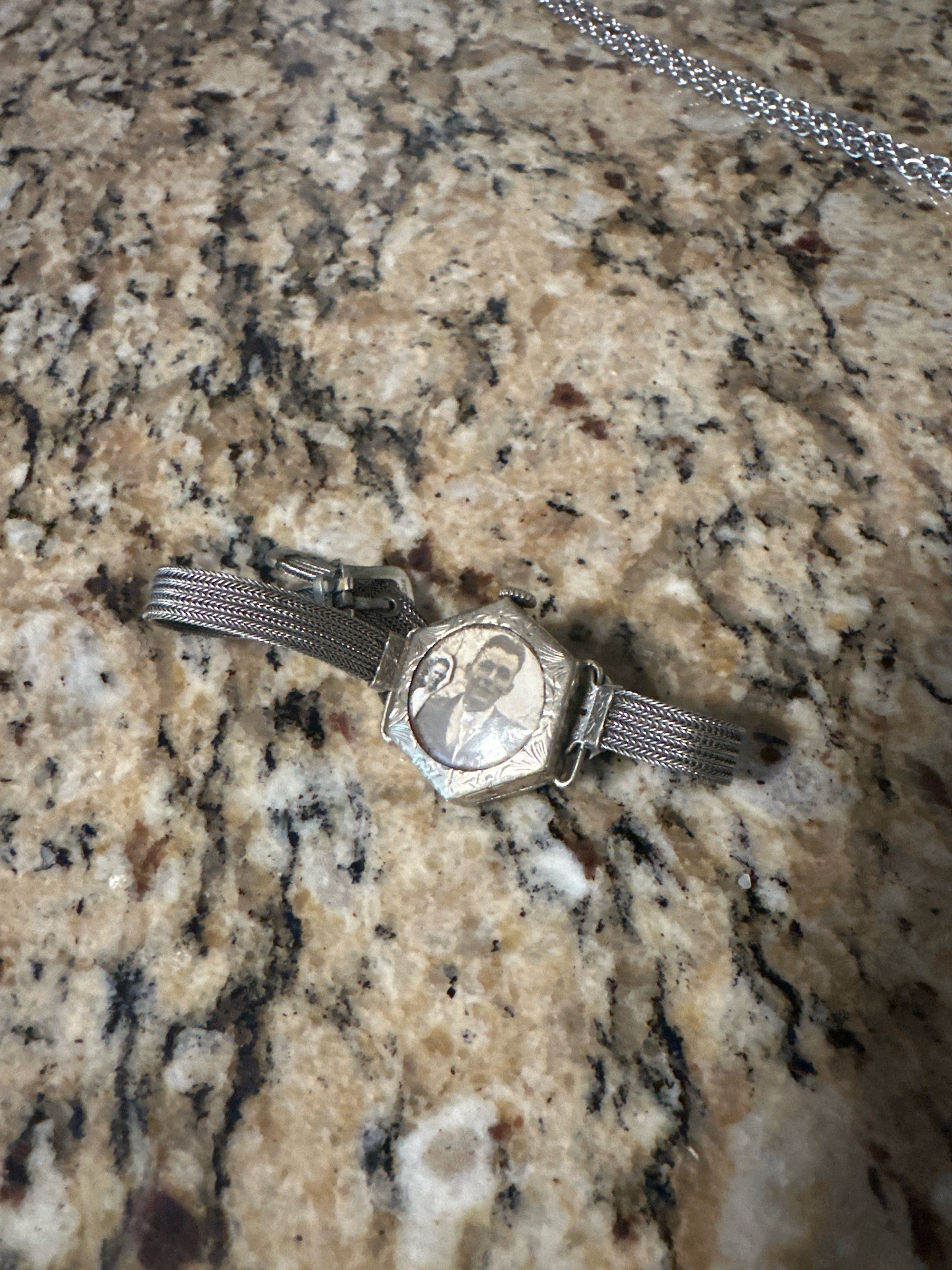 Submitted photo of Vintage mechanical locket watch