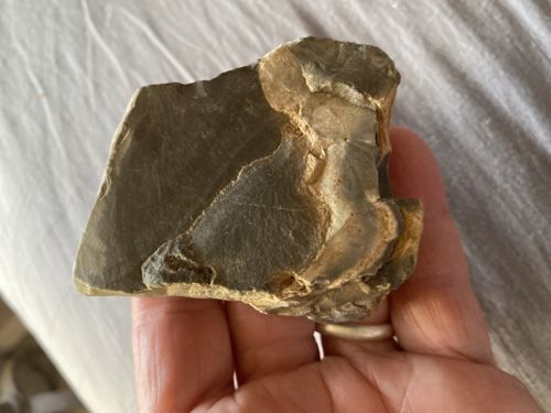 Lithic Flint Scraper Tool